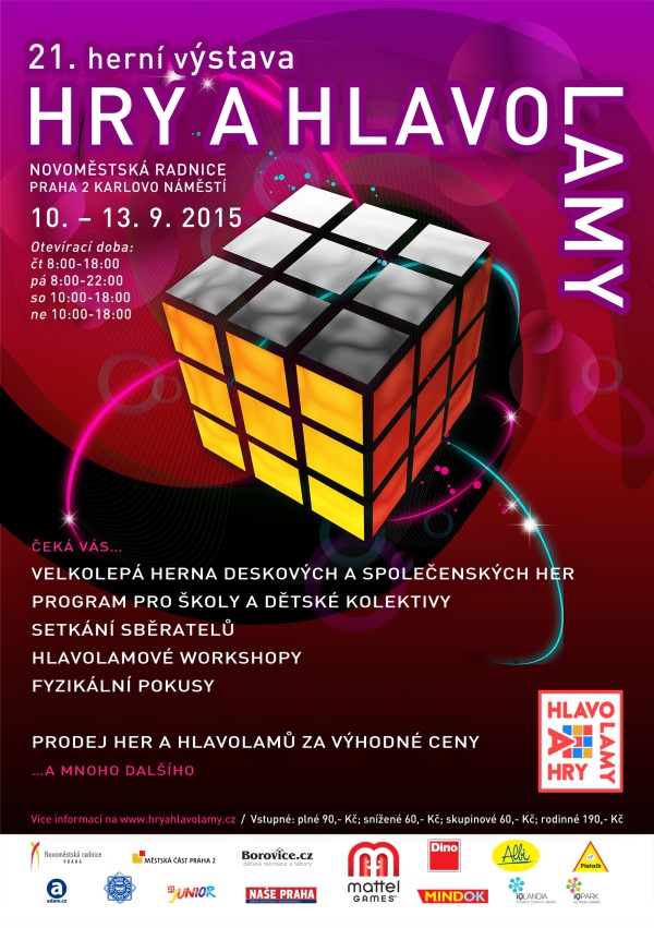 21. herní výstava HRY A HLAVOLAMY